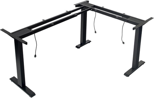 TOPSKY 3 Motor L Shaped Electric Standing Desk Frame 270 lb Capacity