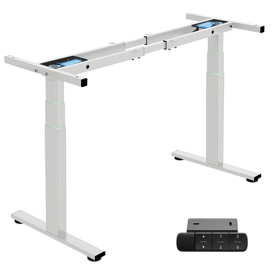 TOPSKY Dual Motor 3-Stage Standing Desk Frame, Electric Height Adjustable Sit Stand Desk Legs for DIY Table Tops up to 80” x 31.5”, 300 lb Heavy Duty Capacity with Memory Controller, Frame Only