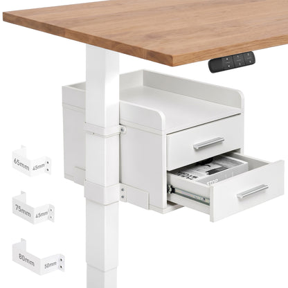 Under Desk Drawer for Standing Desk, No-Drill, Fully Assembled, 30 lbs