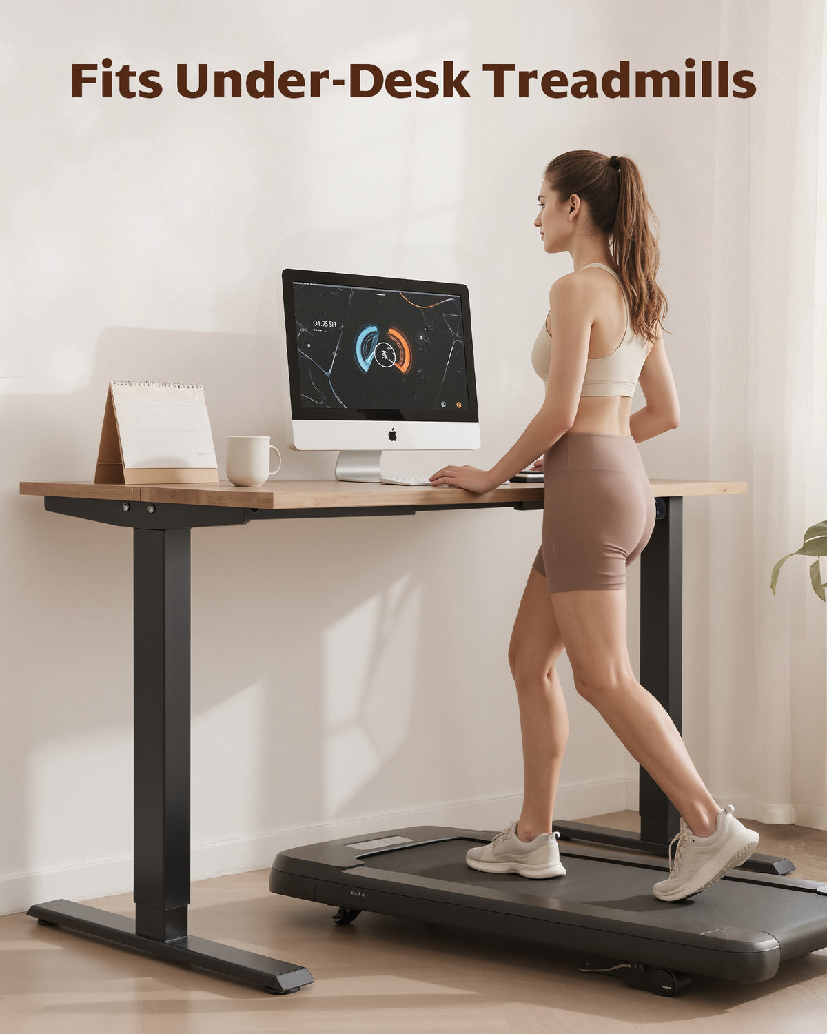 TOPSKY Dual Motor Standing Desk Frame, 225 lbs Capacity, Black