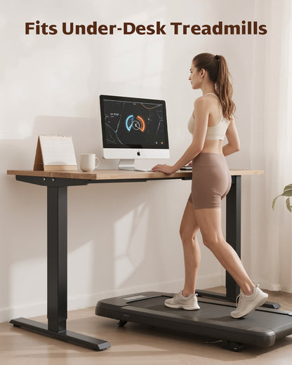 TOPSKY Dual Motor Standing Desk Frame, 225 lbs Capacity, Black