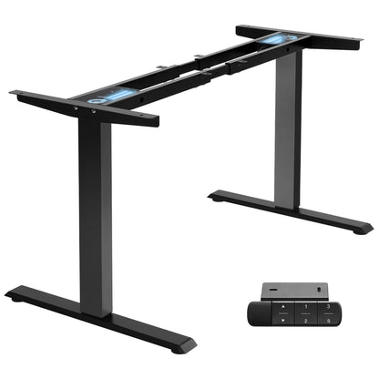 TOPSKY Dual Motor Standing Desk Frame, 225 lbs Capacity, Black