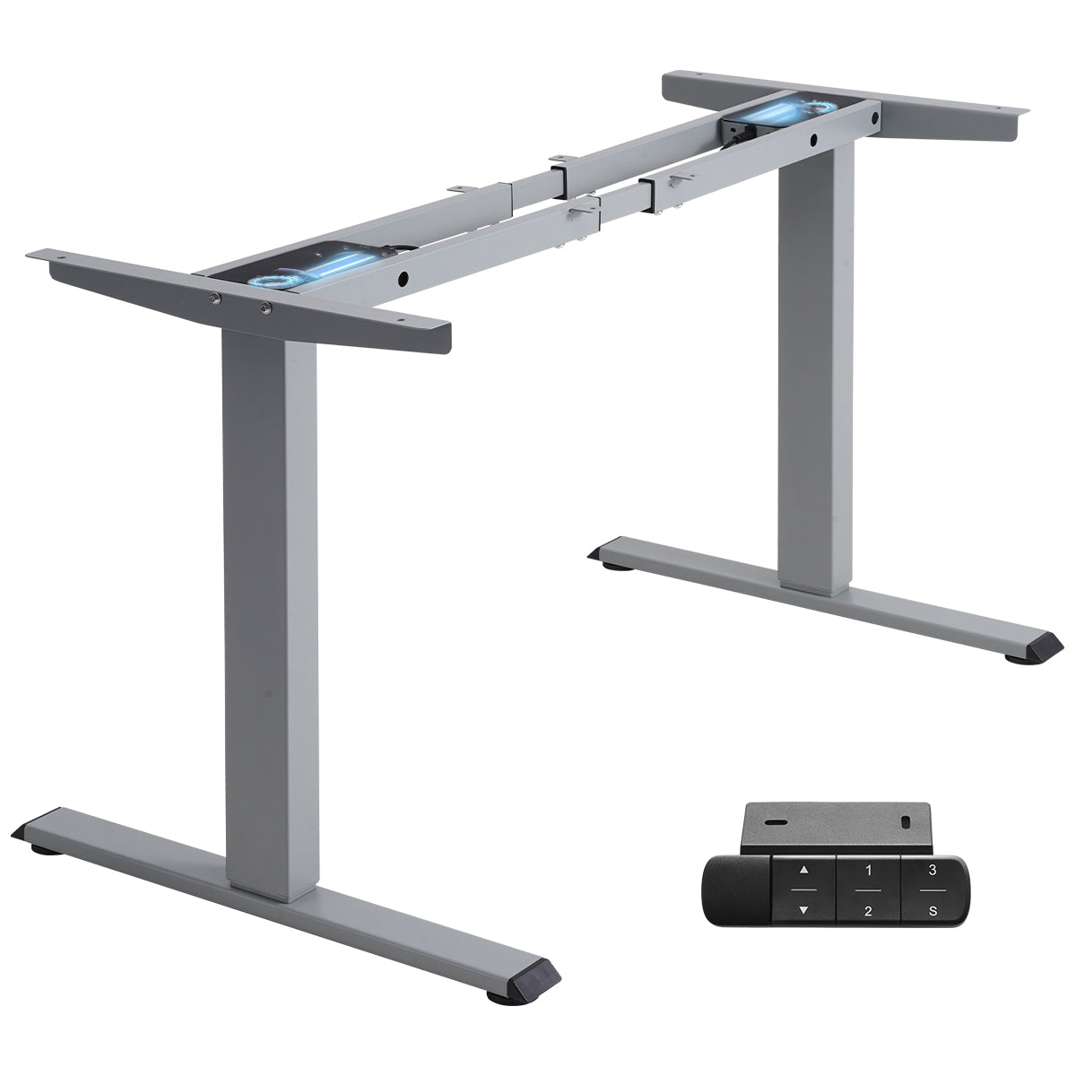 TOPSKY Dual Motor Standing Desk Frame, 225 lbs Capacity, Black